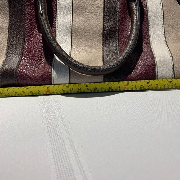 Burgundy Striped Purse - Picture 6 of 7